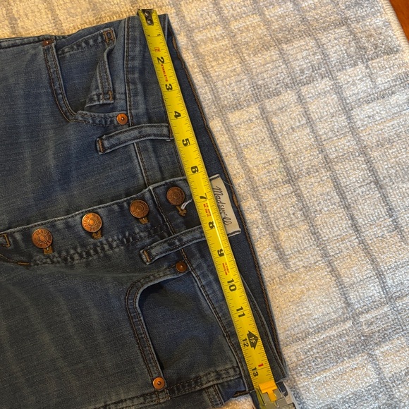 Madewell 10” High Rise Dark Blue Skinny Jeans - Picture 10 of 13
